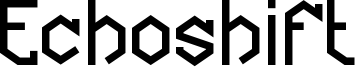 Echoshift Font