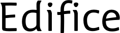 Edifice Font
