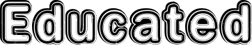 Educated Font