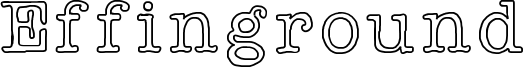 Effinground Font