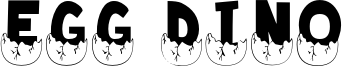 Egg Dino Font