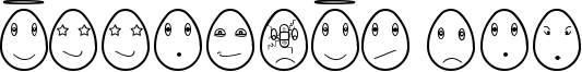 Eggfaces TFB Font