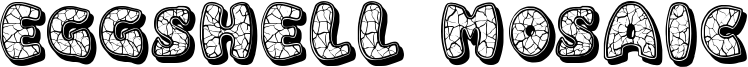Eggshell Mosaic Font