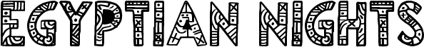 Egyptian Nights Font