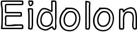 Eidolon Font