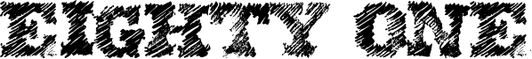 Eighty One Font
