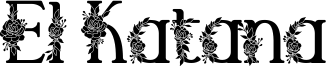 El Katana Font