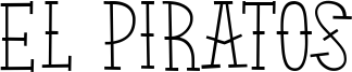 El Piratos Font