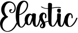 Elastic Font