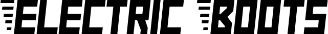 Electric Boots Font