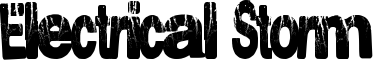 Electrical Storm Font