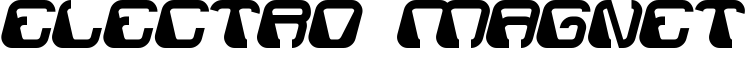 Electro Magnet Font