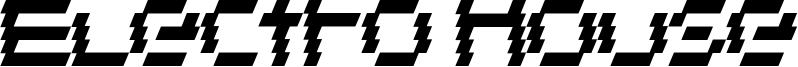 Electro House Font