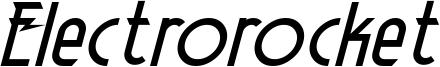 Electrorocket Italic.otf