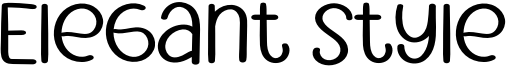 Elegant Style Font