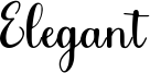 Elegant Font