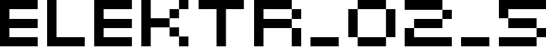 Elektr_02_5 Font
