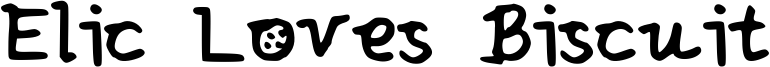 Elic Loves Biscuit Font