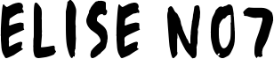 Elise No7 Font