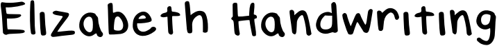 Elizabeth Handwriting Font