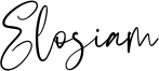 Elosiam Font