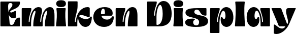 Emiken Display Font