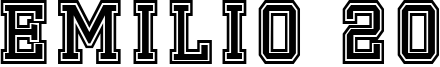 Emilio 20 Font