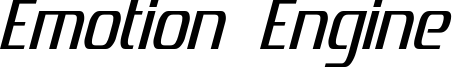 Emotion Engine Italic.otf