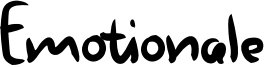 Emotionale Font