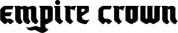 Empire Crown Font