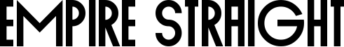Empire Straight Font