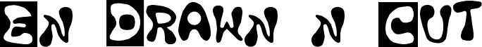 En Drawn n Cut Font