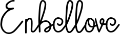 Enbellove Font