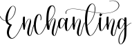 Enchanting Font