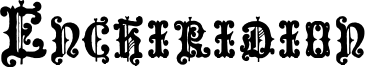 Enchiridion Font