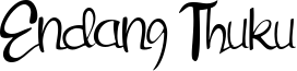 Endang Thuku Font