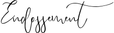 Endossement Font