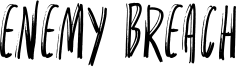 Enemy Breach Font