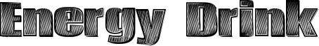 Energy Drink Font