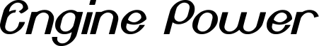 Engine Power Font