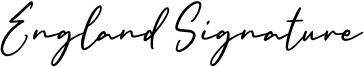 England Signature.otf
