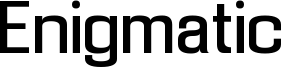 Enigmatic Font