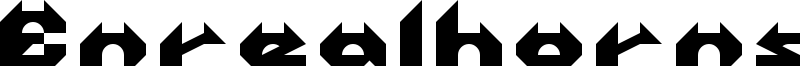 Enrealhorns Font