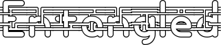 Entangled Font