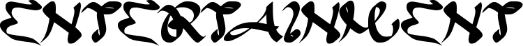 Entertainment Font