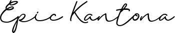 Epic Kantona Font