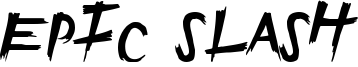 Epic Slash Font