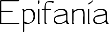 Epifanía Font