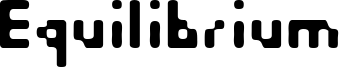 Equilibrium Font
