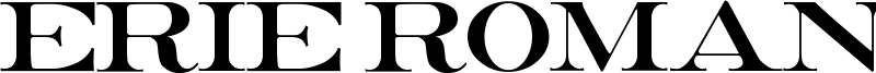 Erie Roman Font